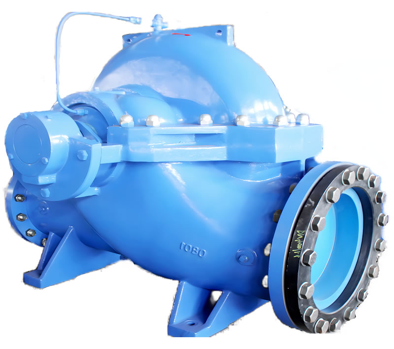 S型单级蜗壳式水平中开双吸离心泵